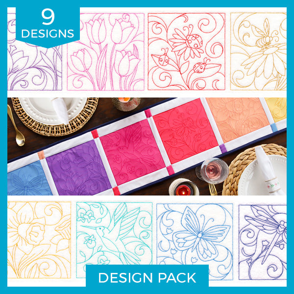 A Spring Quilting Design Pack