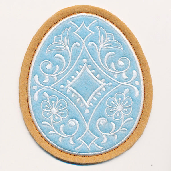 Easter Cookie - Elegant Egg (In-the-Hoop)