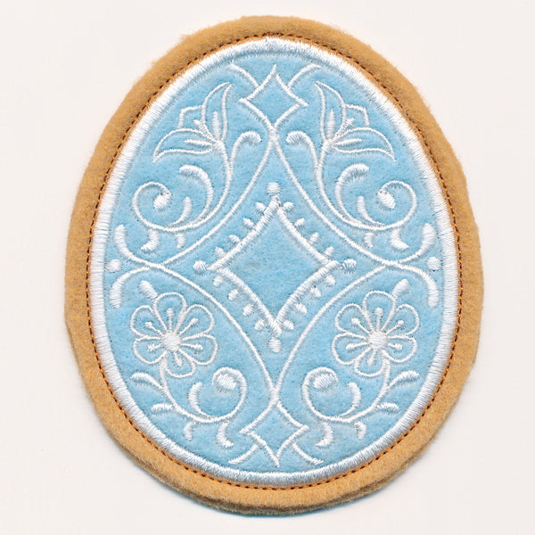 Easter Cookie - Elegant Egg (In-the-Hoop)