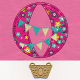 Whimsical Hot Air Balloon (Hooped Applique with Lace)