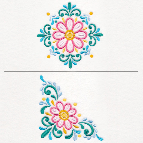 Daisy Burst Pillow Pair