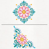 Daisy Burst Pillow Pair