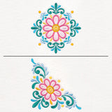 Daisy Burst Pillow Pair