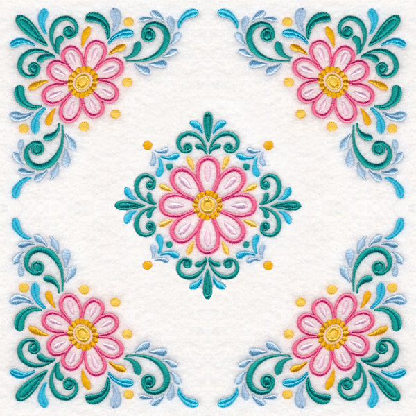 Daisy Burst Pillow Pair