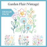 A Garden Flair (Vintage) Design Pack