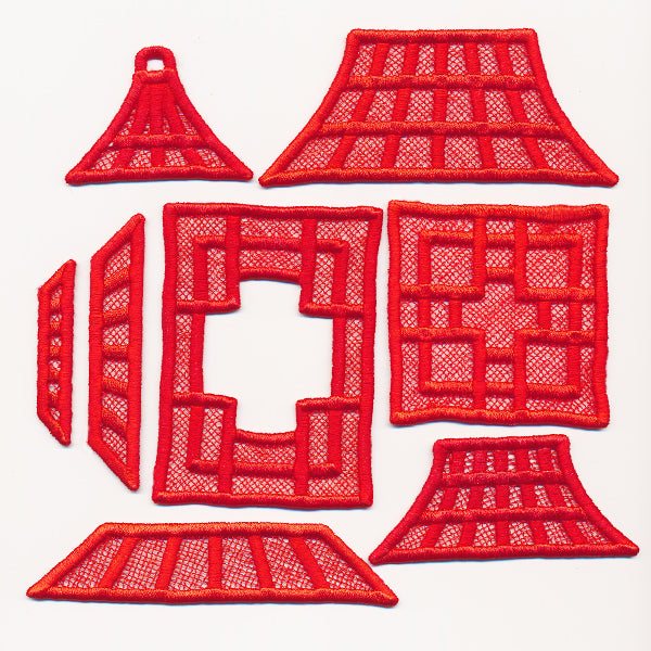 Pagoda Lantern in 3D (Lace)