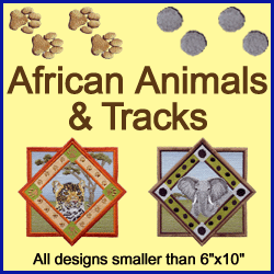 A African Animals & Tracks Design Pack
