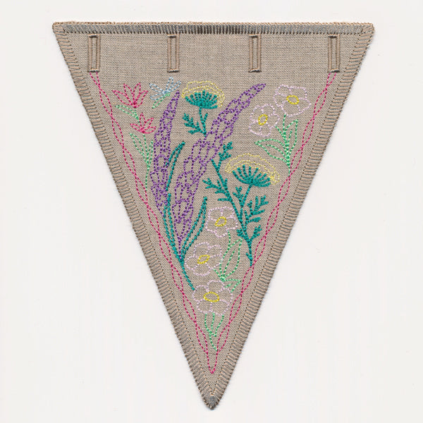 Wildflower Garden Bunting 1 (In-the-Hoop)