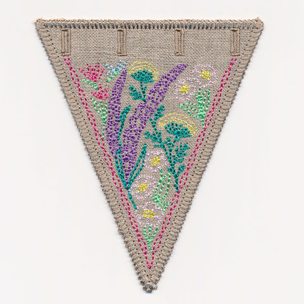 Wildflower Garden Bunting 1 (In-the-Hoop)