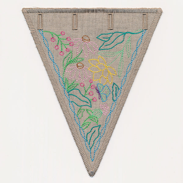 Wildflower Garden Bunting 3 (In-the-Hoop)