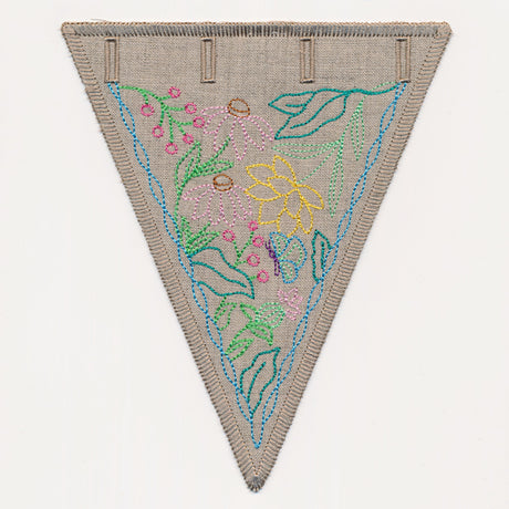 Wildflower Garden Bunting 3 (In-the-Hoop)