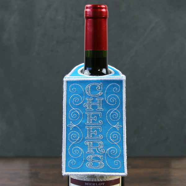 Cheers Wine Tag (In-the-Hoop)