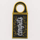 Congrats Wine Tag (In-the-Hoop)