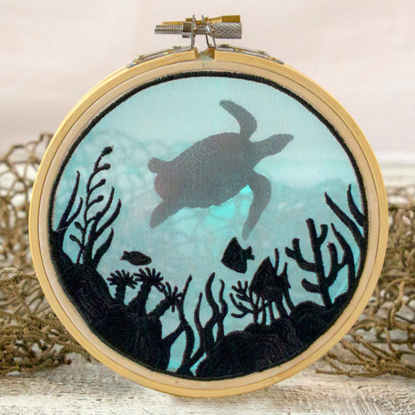 Sea Life Shadowbox (Organza)