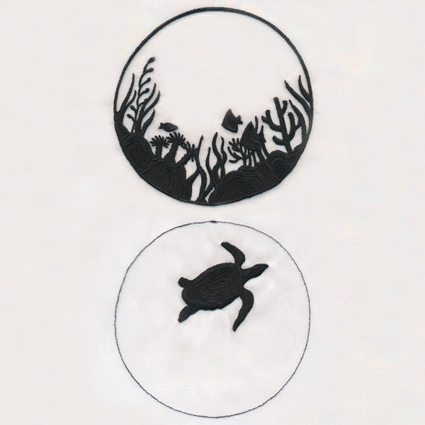 Sea Life Shadowbox (Organza)