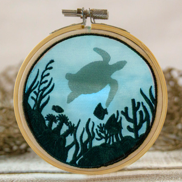 Sea Life Shadowbox (Organza)