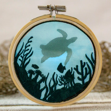 Sea Life Shadowbox (Organza)