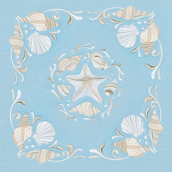 Dancing Seashells Pillow Pair