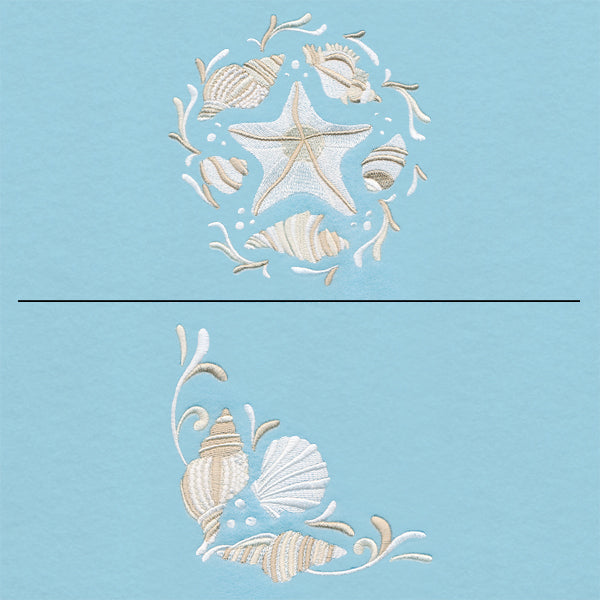 Dancing Seashells Pillow Pair