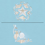 Dancing Seashells Pillow Pair