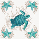 Sea Turtle & Starfish Pillow Pair