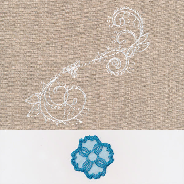 Pretty Petal Fashion Spray (3D Applique)