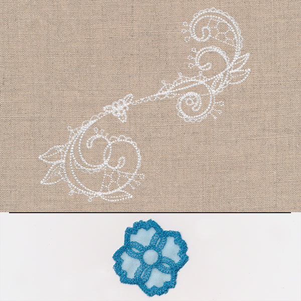 Pretty Petal Fashion Spray (3D Applique)