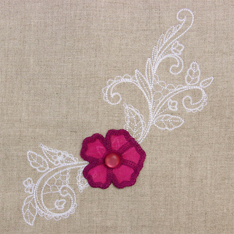 Pleasing Petal Fashion Spray (3D Applique)