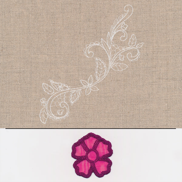 Pleasing Petal Fashion Spray (3D Applique)