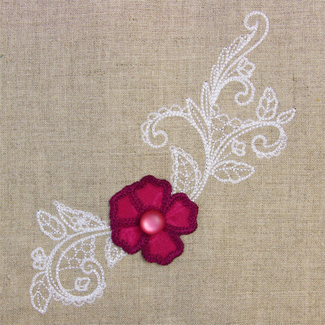 Pleasing Petal Fashion Spray (3D Applique)