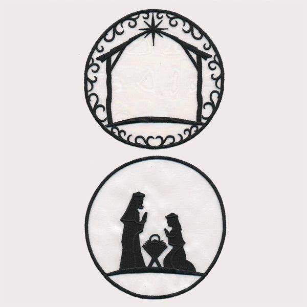 Silent Night Shadowbox (Organza)