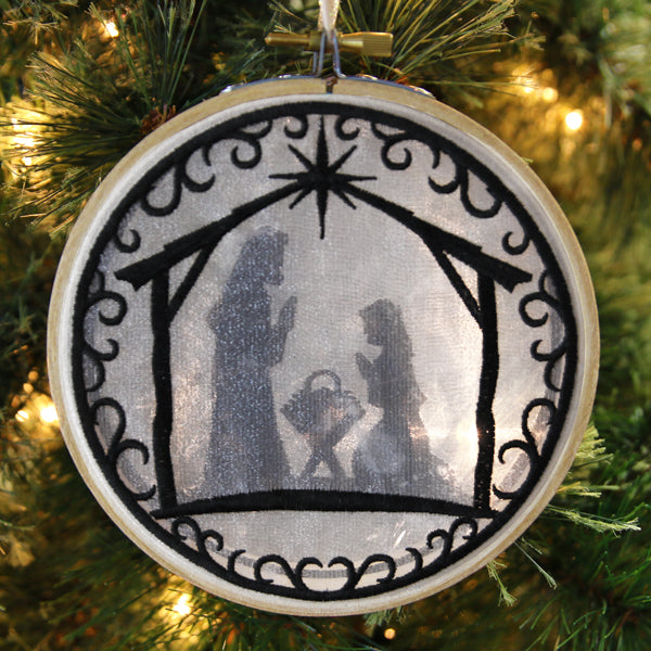 Silent Night Shadowbox (Organza)