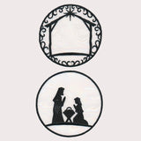 Silent Night Shadowbox (Organza)