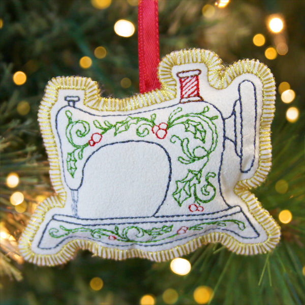 Crafty Christmas Sewing Machine (In-the-Hoop)