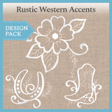 A Rustic Western Accents Design Pack