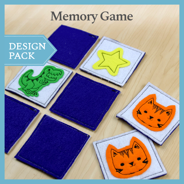 A Memory Game (In-the-Hoop) Design Pack