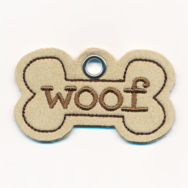 I Woof You Dog Tag (In-the-Hoop)