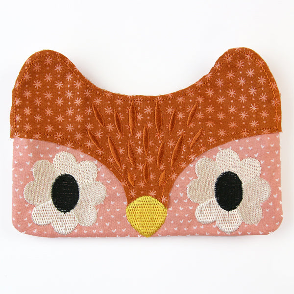 Owl Right Zipper Pouch (In-the-Hoop)