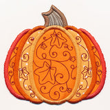 Harvest Pumpkin Trivet (In-the-Hoop)
