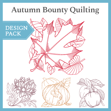 A Autumn Bounty Quilting Design Pack
