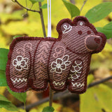 Woodland Wildlife Ornament - Bear (In-the-Hoop)