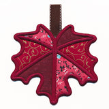 Golden Autumn Maple Leaf Trivet (In-the-Hoop)
