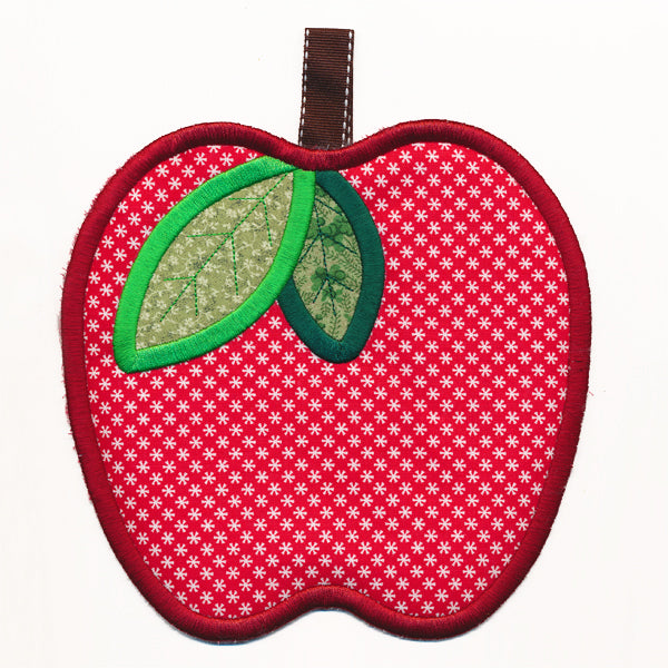 Golden Autumn Apple Trivet (In-the-Hoop)