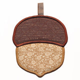 Golden Autumn Acorn Trivet (In-the-Hoop)