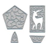 Enchanted Reindeer Lantern (Lace)