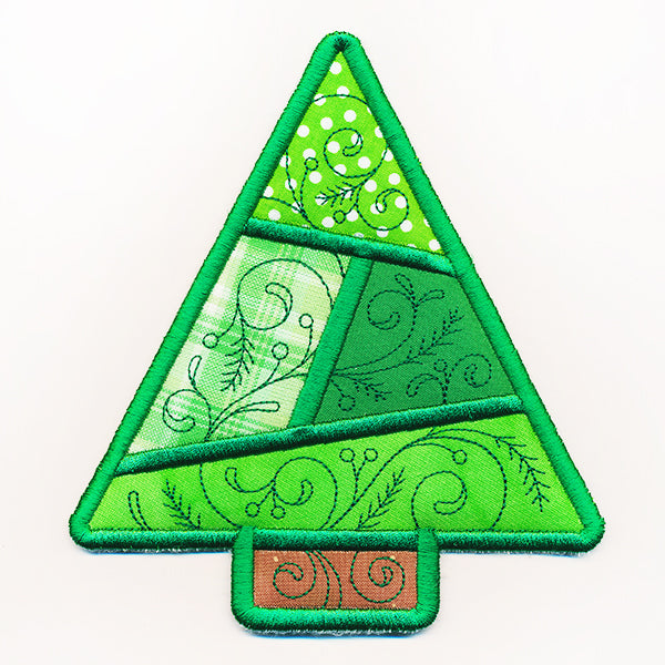 Very Merry Christmas Tree Trivet (In-the-Hoop)