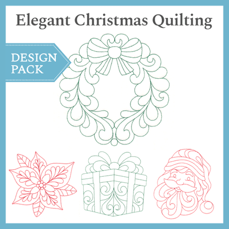 A Elegant Christmas Quilting Design Pack