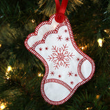 Snowflake Stocking (In-the-Hoop)