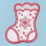 Snowflake Stocking (In-the-Hoop)
