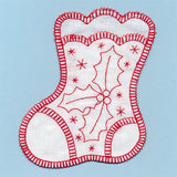 Holly & Berries Stocking (In-the-Hoop)